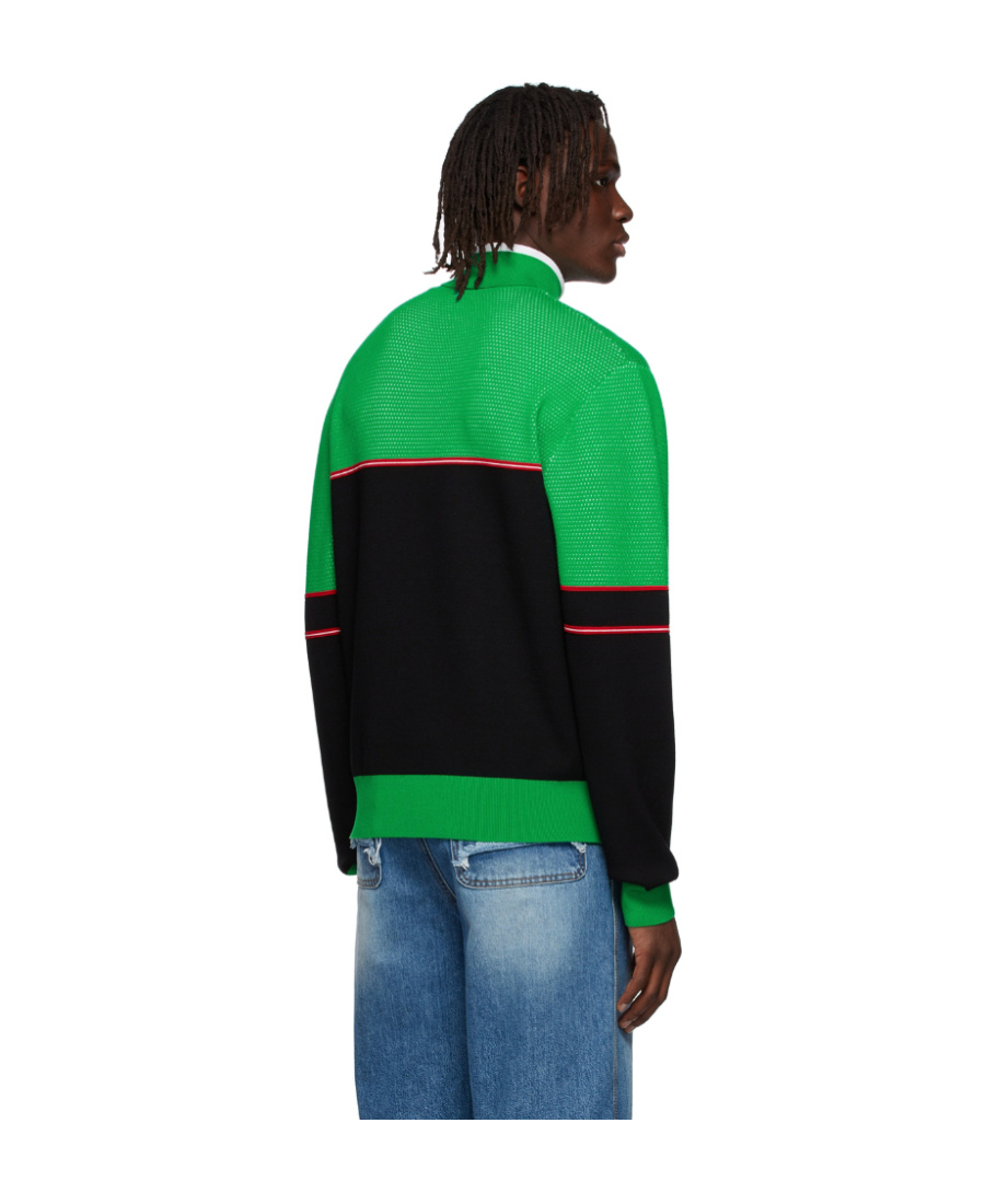 We11 Done Black Viscose Turtleneck In Black