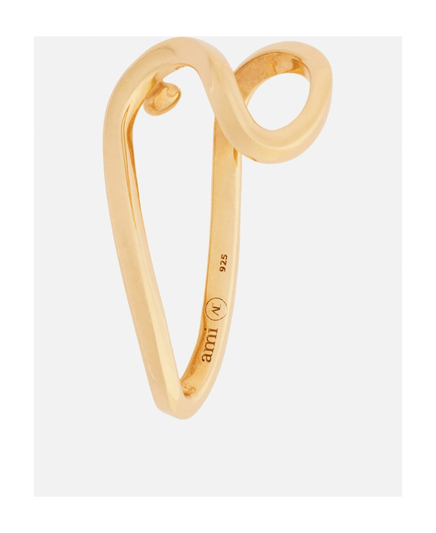Ami Alexandre Mattiussi X Alan Crocetti Abstract Heart Ear Cuff In Yellow