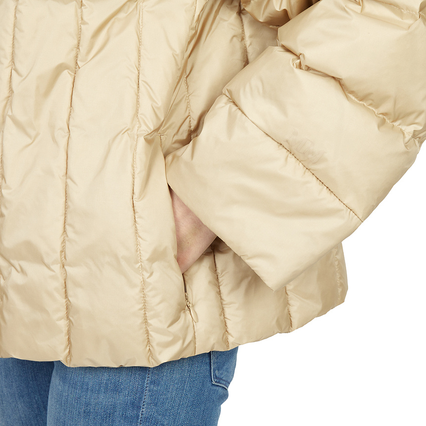 Max Mara Long Sleeve Cotton Coat In White