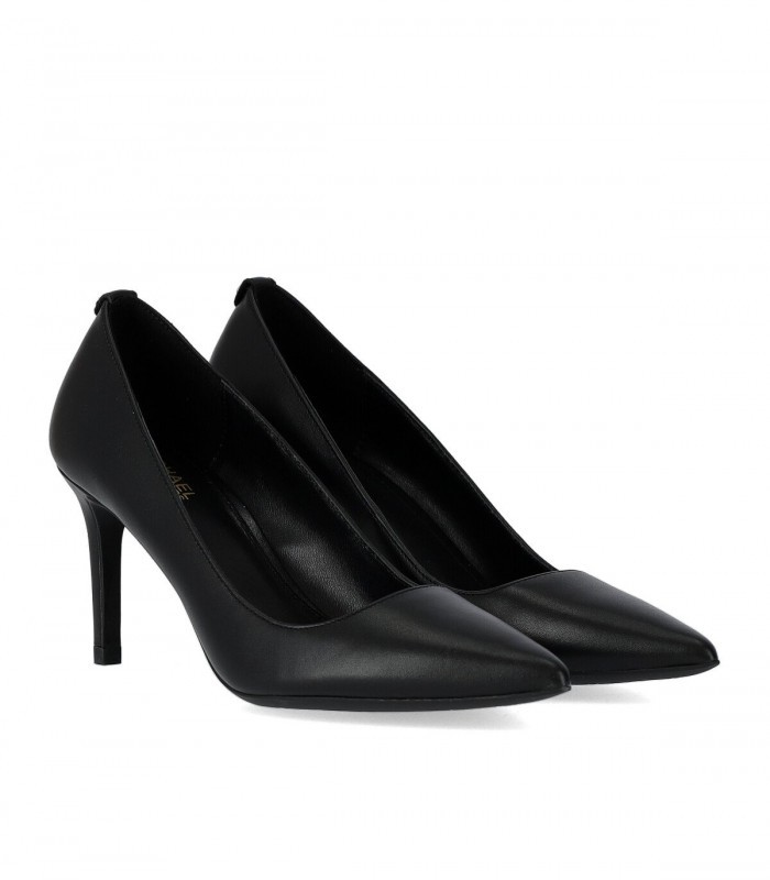 Michael Michael Kors Dorothy Womens Leather Pointed Toe Dress Heels In Black