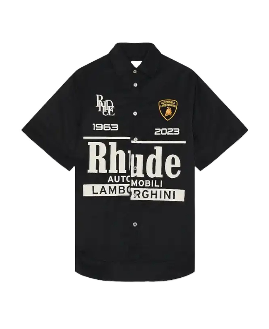 Rhude A Short Sleeved Shirt In Black