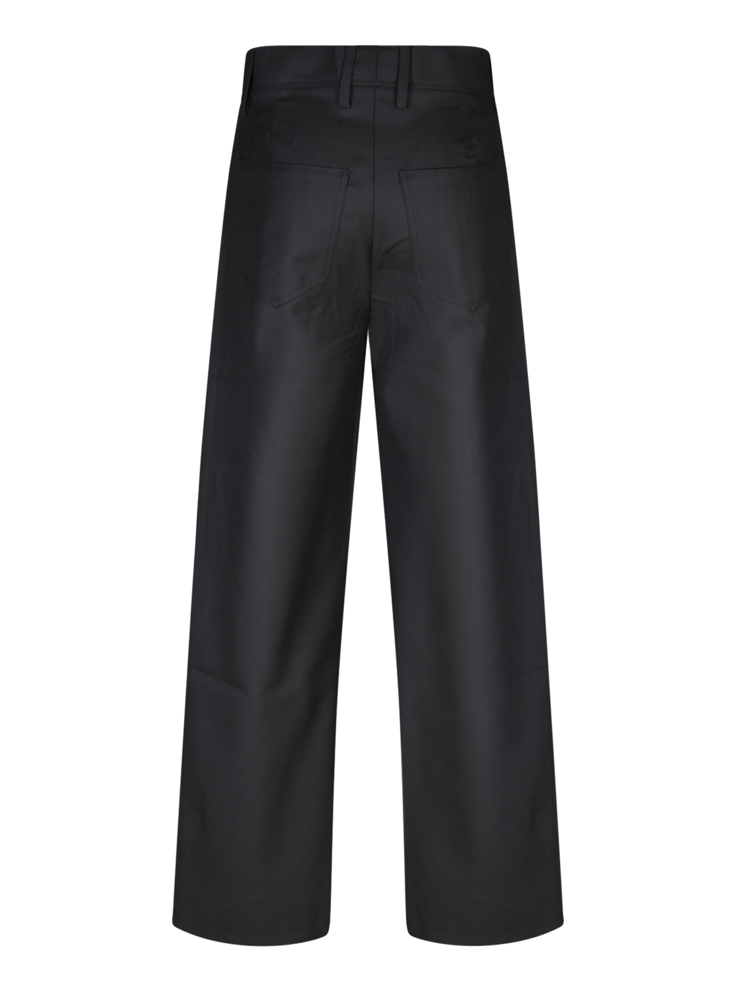 Séfr Wide-leg Casual Pants In Black