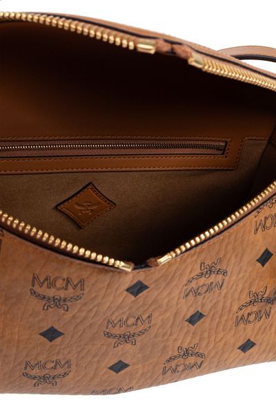 Mcm Canvas Diamant 3d Crossbody Bag In Brown