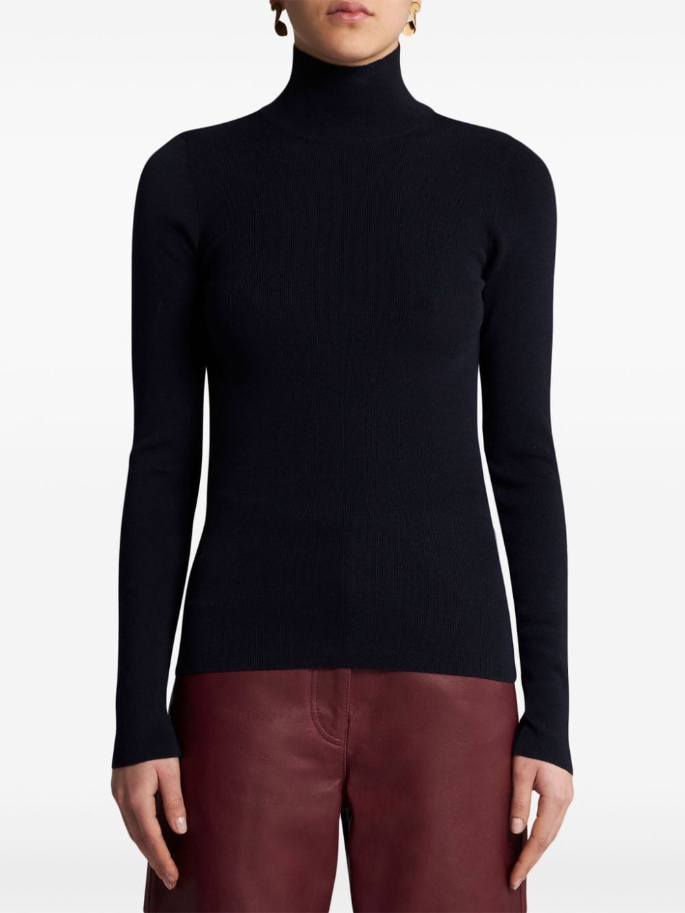 Etro High-neck Sweater In Black