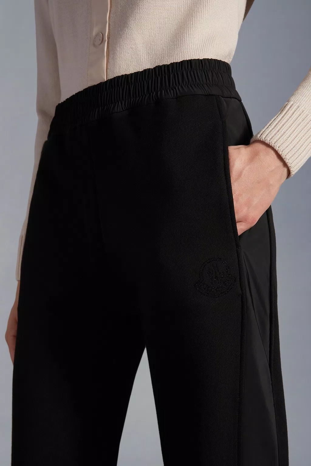 MONCLER FLEECE TRACK PANTS