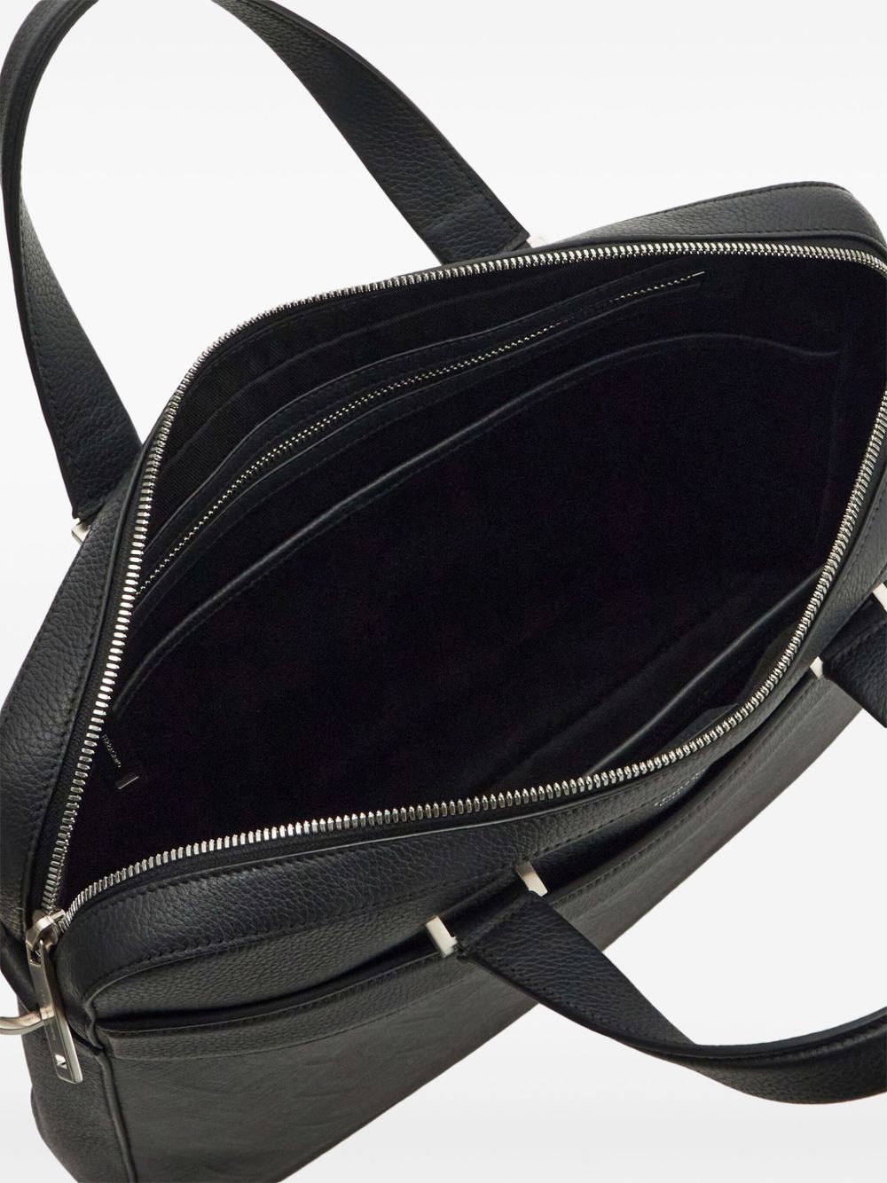 Ferragamo Men's Gancini Business Bag In Black