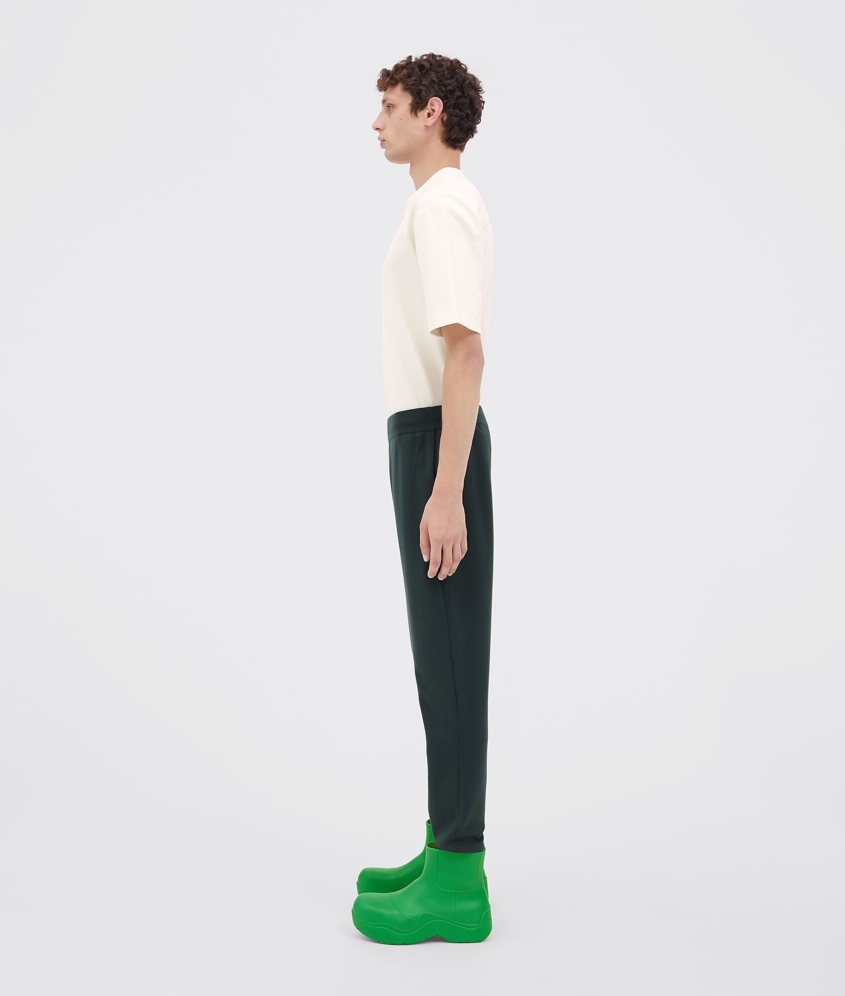 Bottega Veneta Elastic Sweatpants In Green