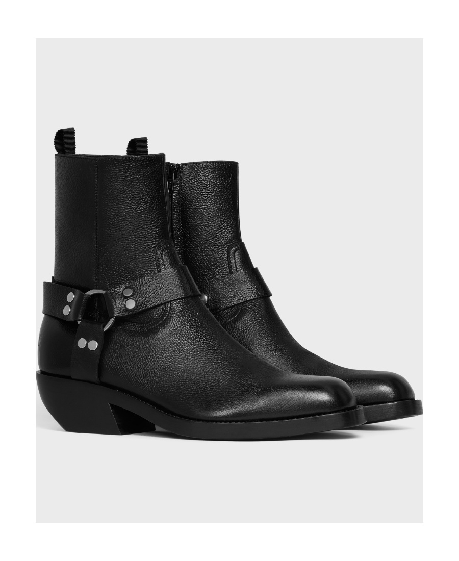Celine Rider Boots In Black