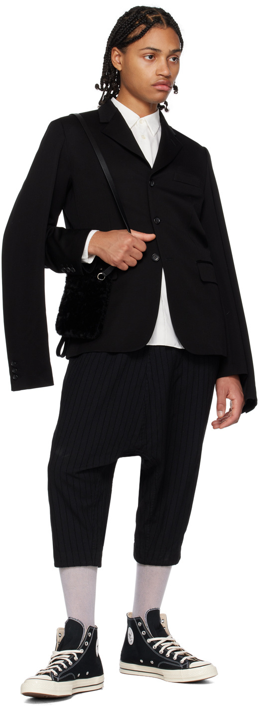 Comme Des Garçons Single-breasted Suit Jacket In Black