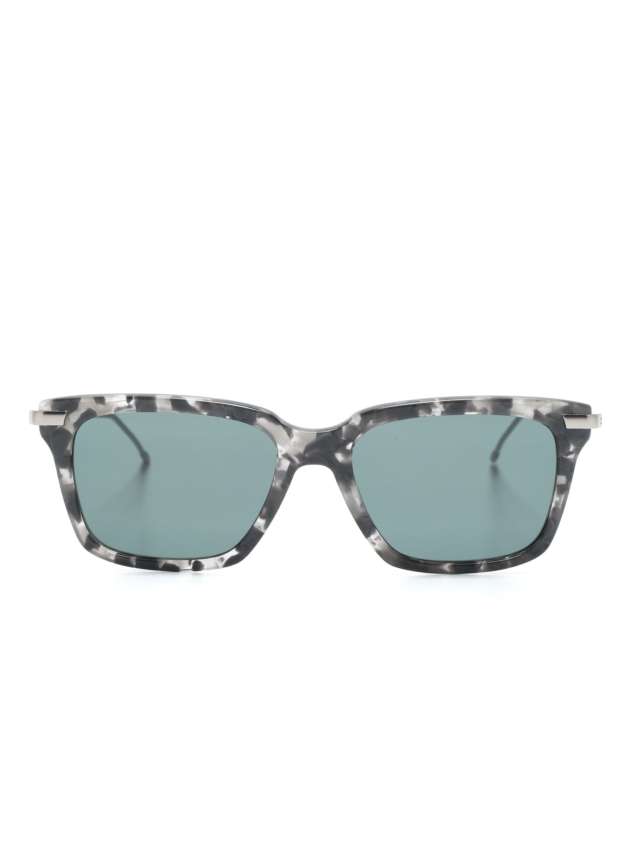 Thom Browne Eyewear Square Frame Glasses In Green