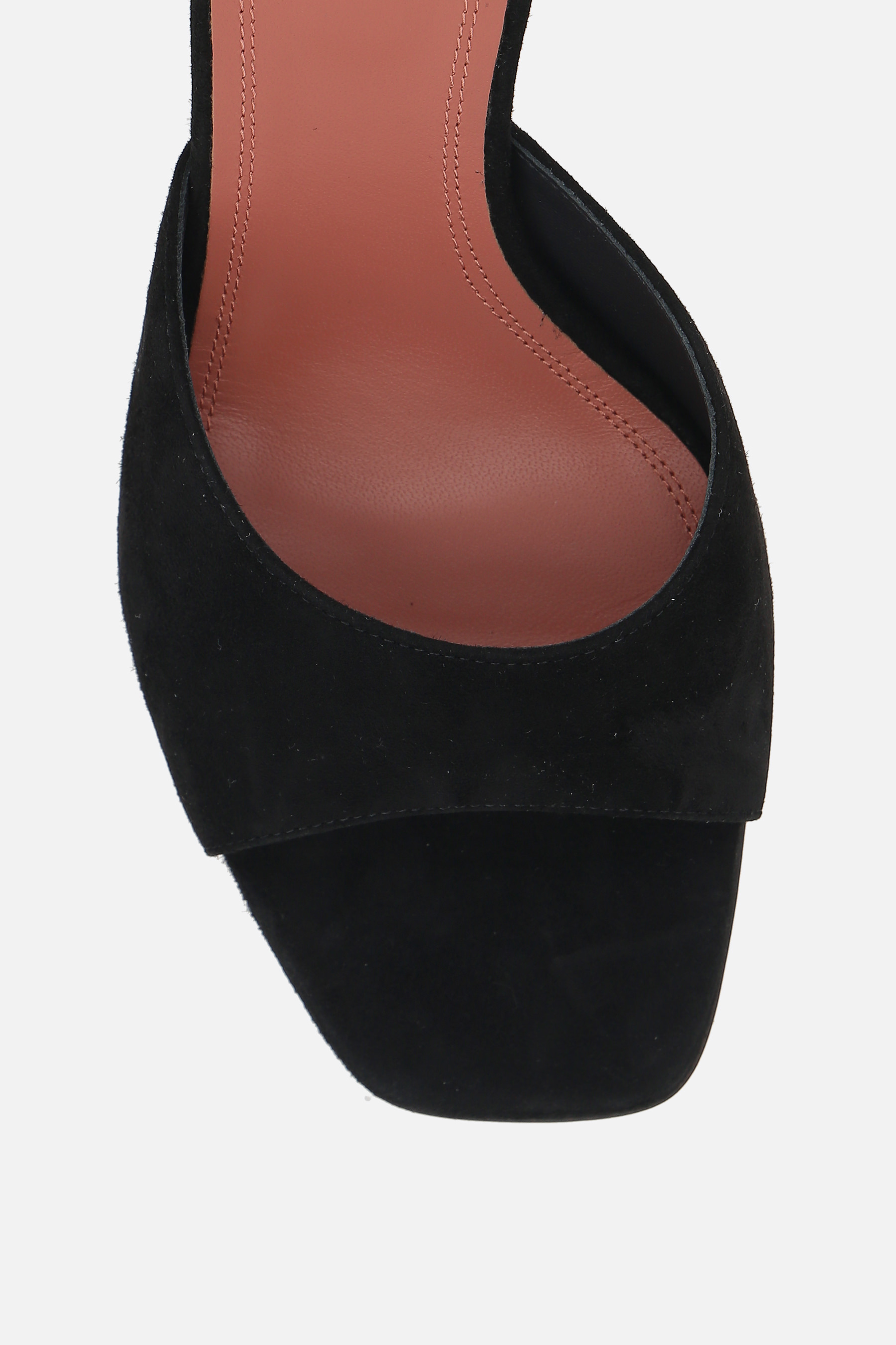 Shop Amina Muaddi Open-toed High-heeled Sandals In Black