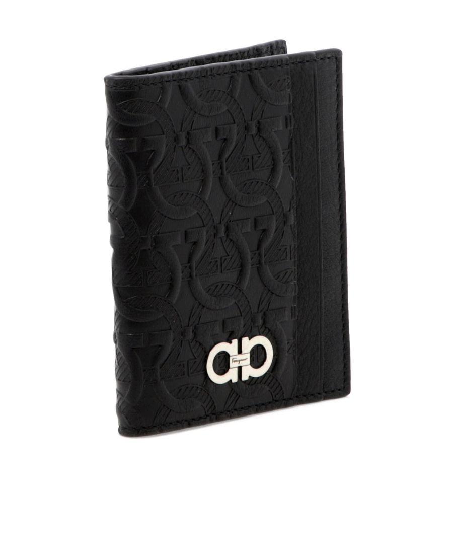 Shop Ferragamo Gancicin Embossed Card Holder