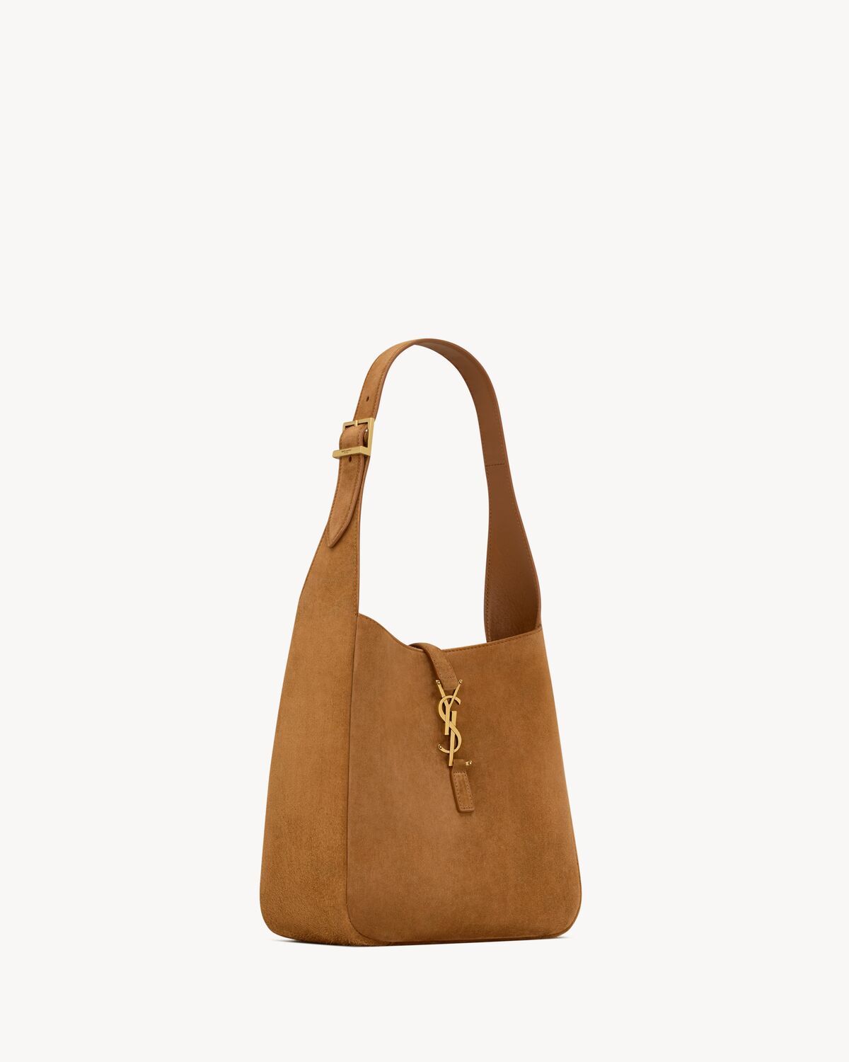 Saint Laurent Le 5 À 7 Supple Small In Suede