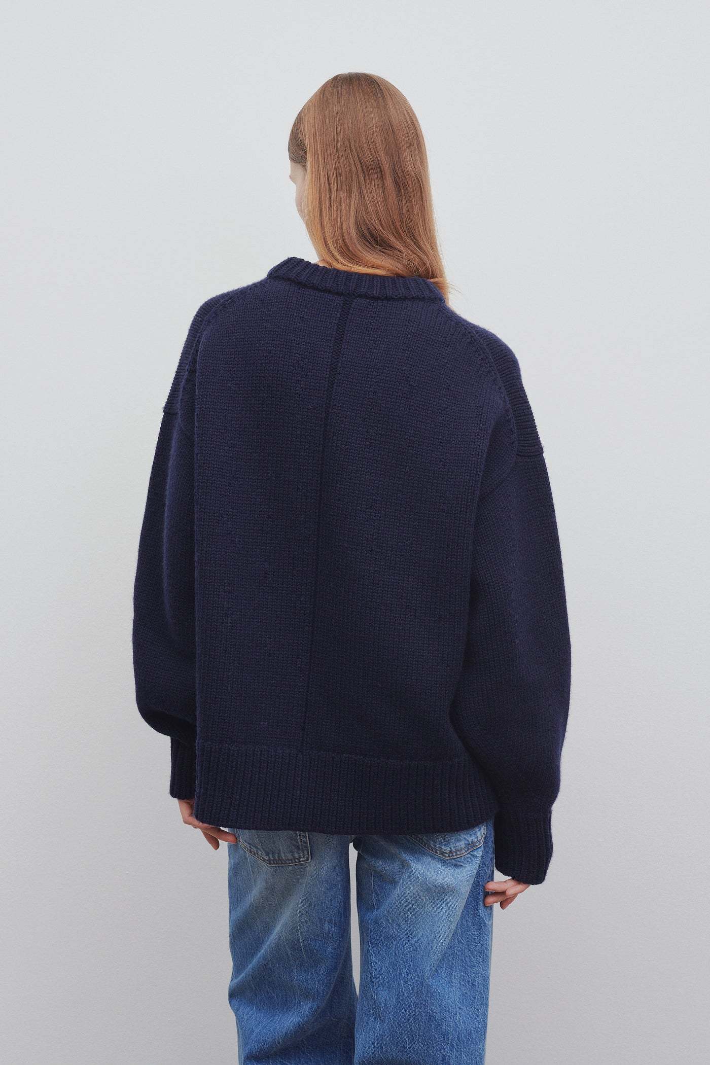 The Row Ophelia Wool-cashmere Sweater In Black