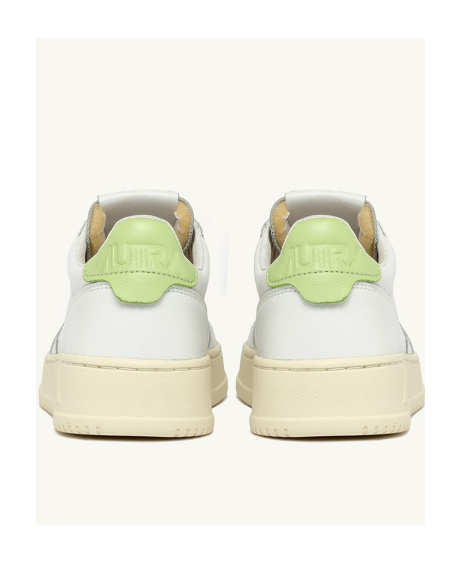 Shop Autry Medalist Leather Sneakers In White