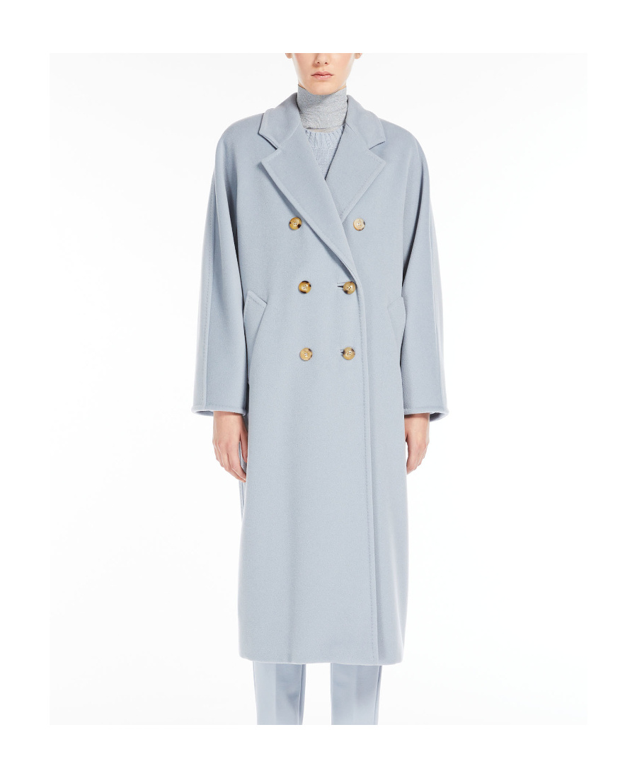 MAX MARA DOUBLE-BREASTED LONG-SLEEVED WOOL COAT