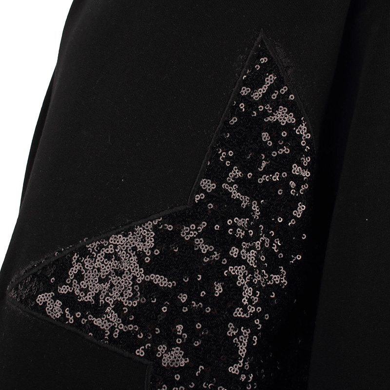 MSGM LONG-SLEEVED PATTERNED SWEATSHIRT