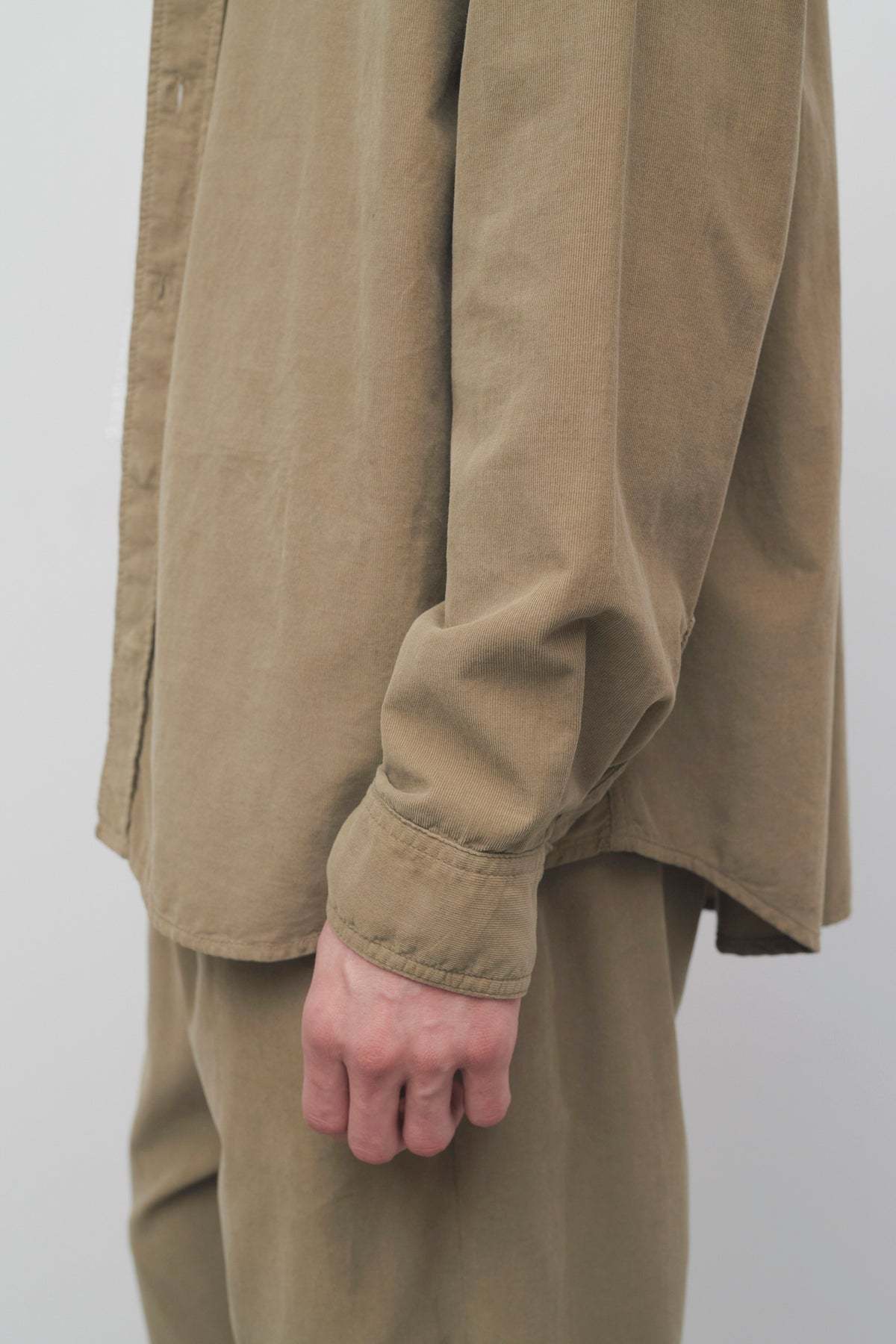 The Row Ruskin S Corduroy Shirt In Brown