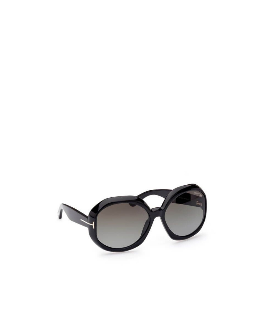 Tom Ford Round-frame Sunglasses In Gray
