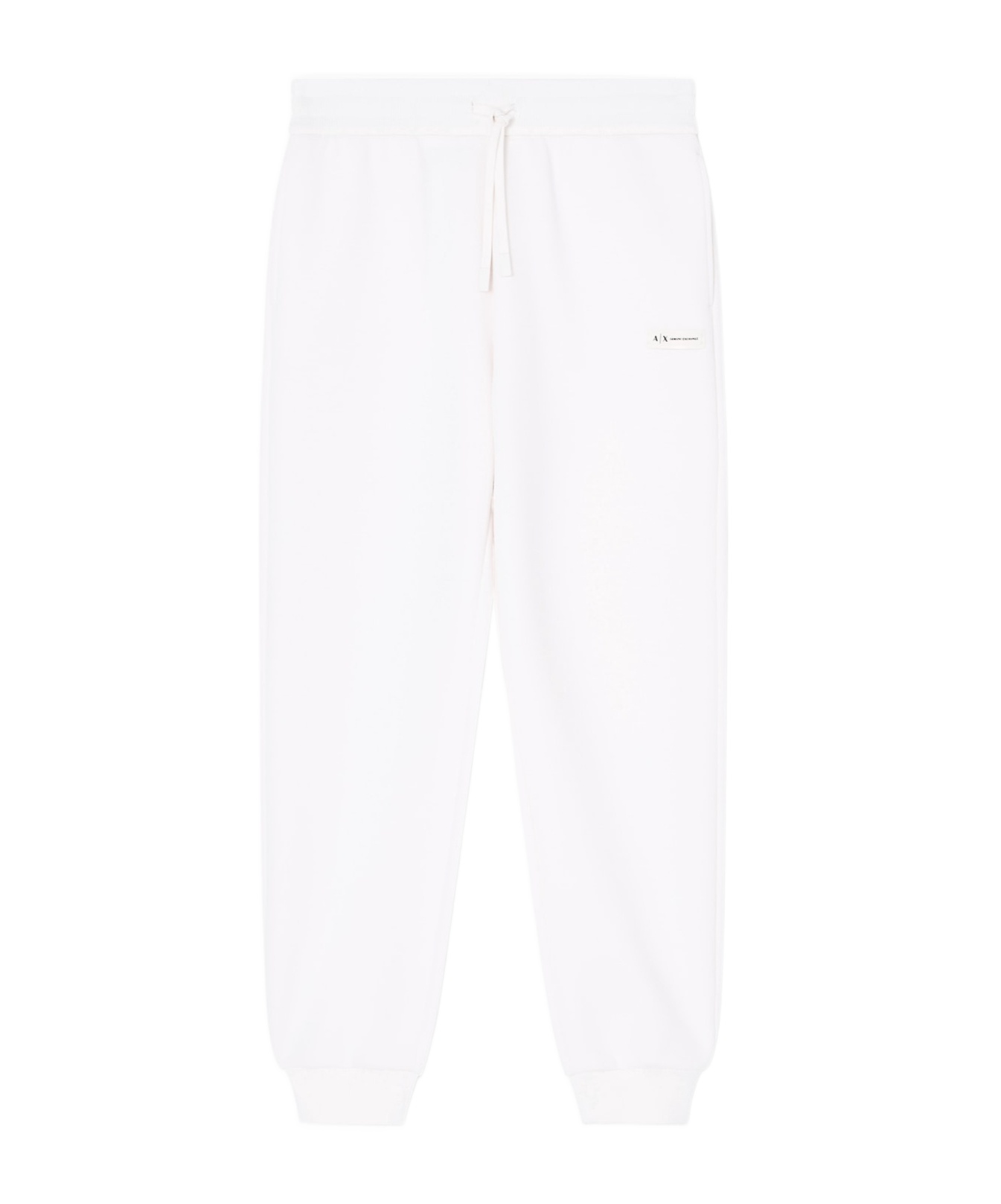 Armani Exchange Drawstring Sweatpants In White