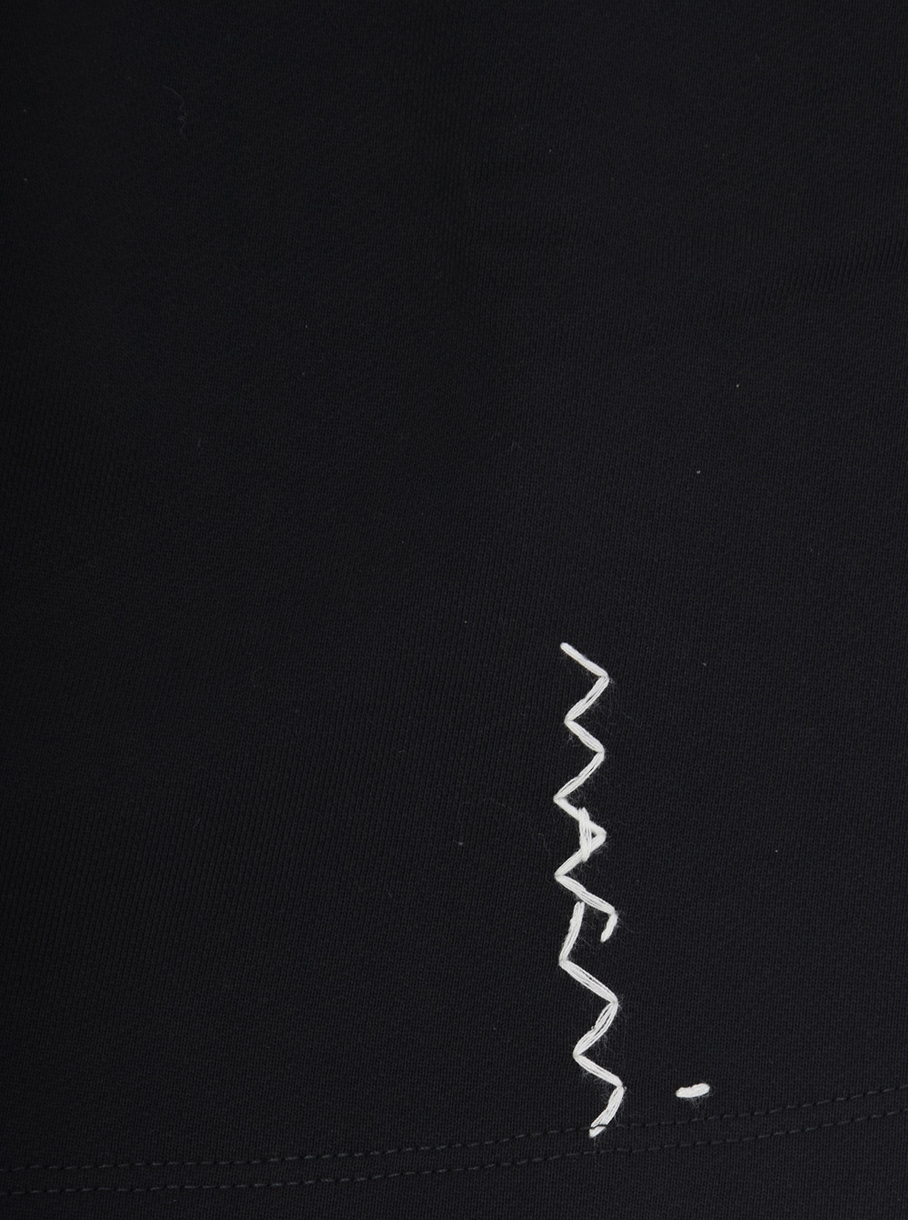 Marni Elastic Waist Skirt In Black