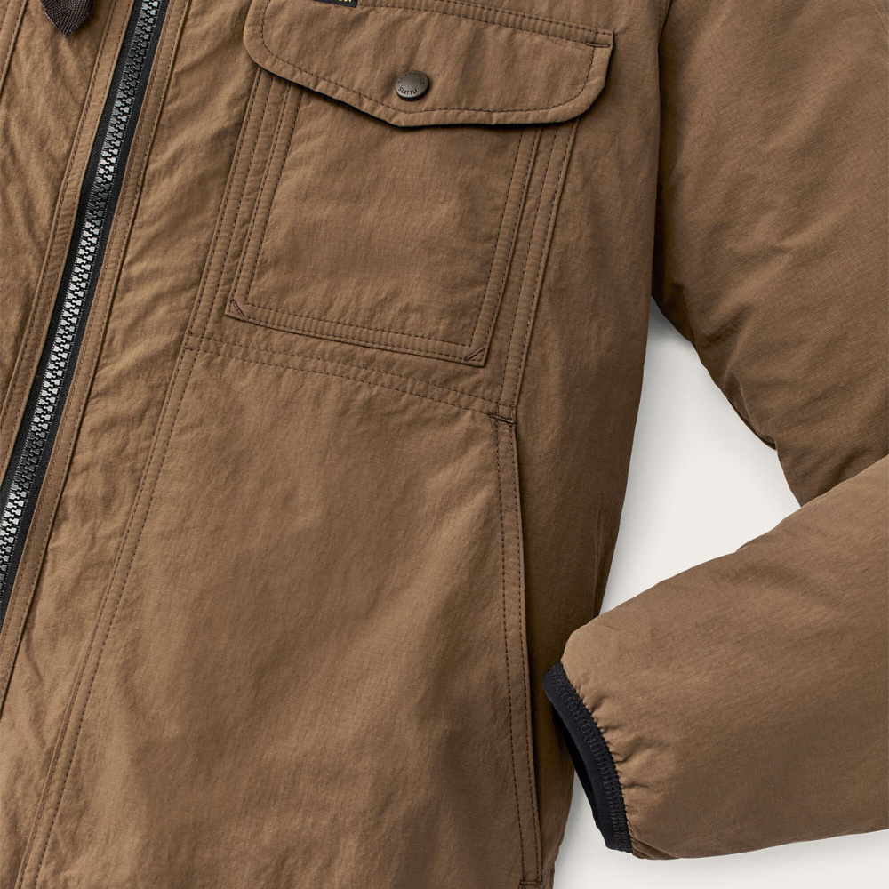 Filson Reversible Pile Fleece Jacket Clothing In Brown