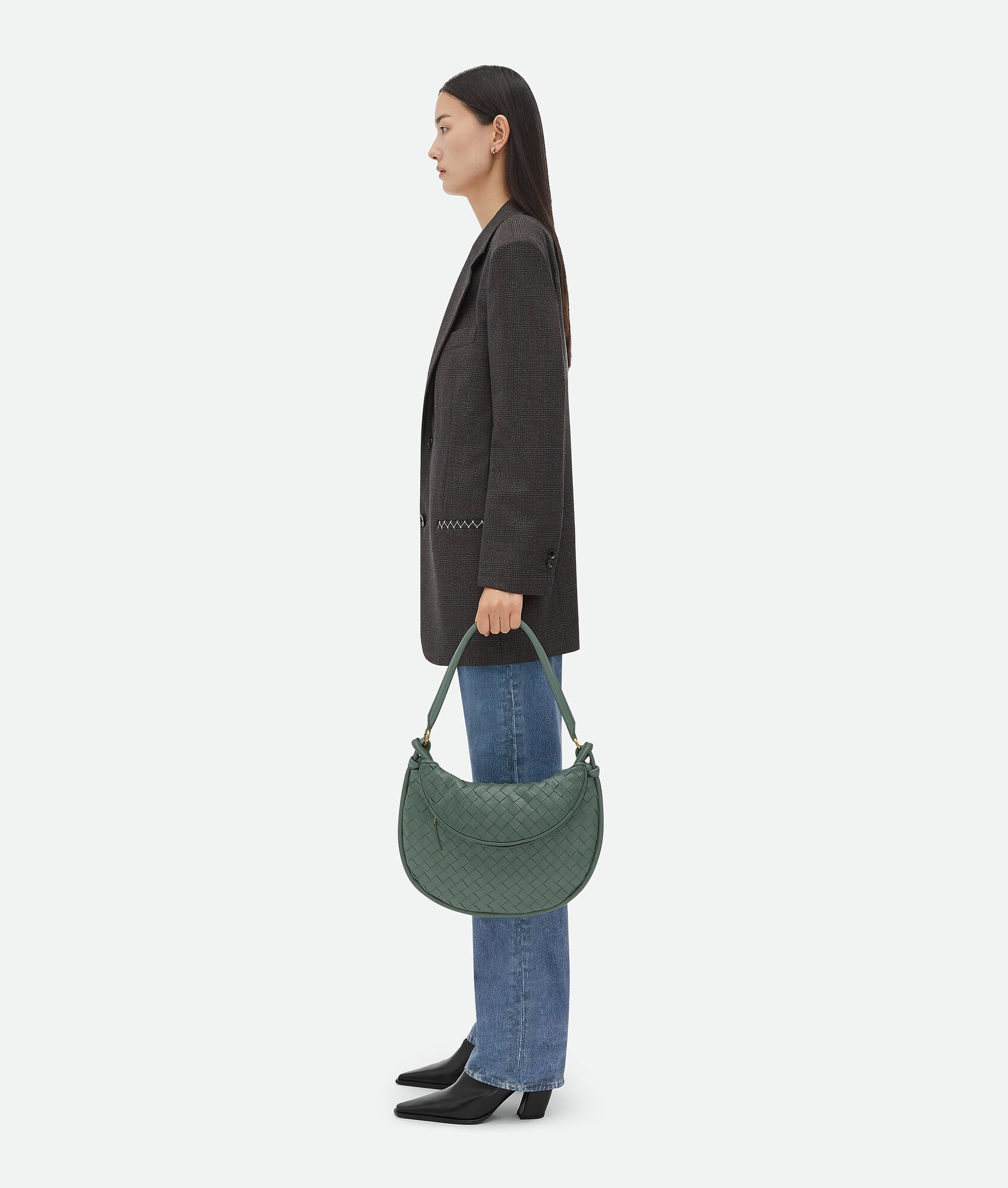Bottega Veneta Medium Gemelli Bag In Green
