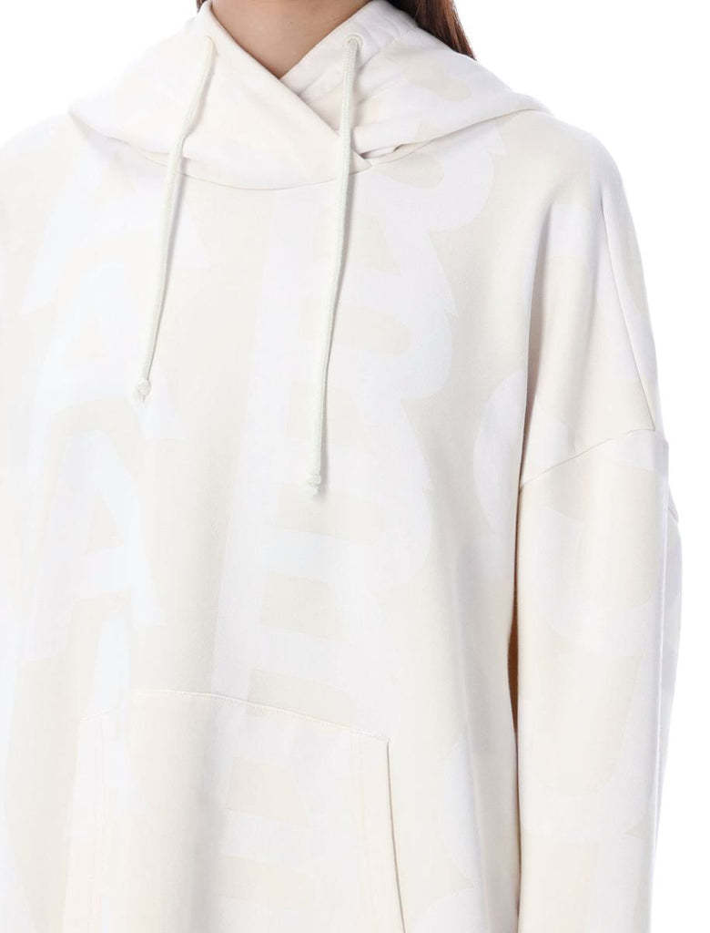 Marc Jacobs The Monogram Drawstring Hoodie In White