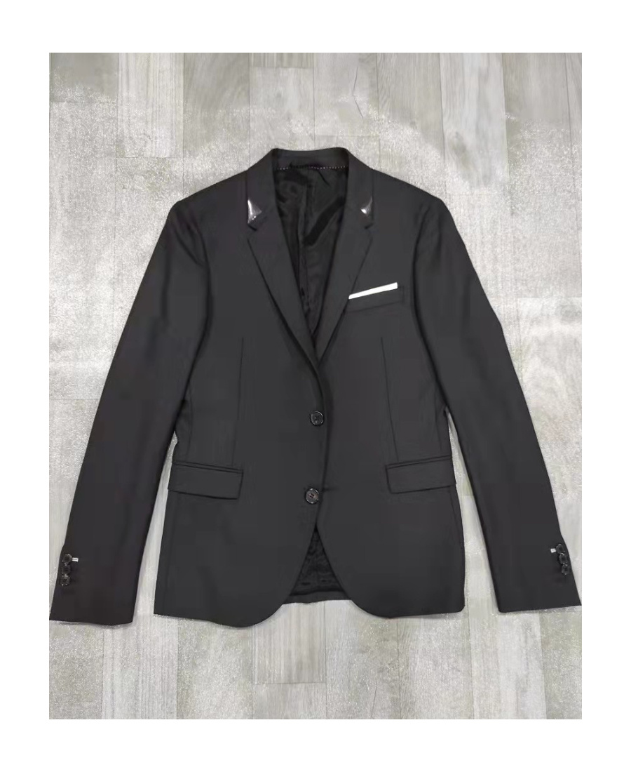 Neil Barrett Lapel Suit Jacket In Black