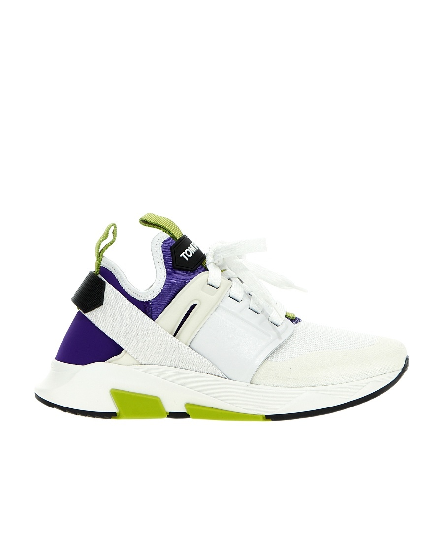 Tom Ford Man Sneakers White Size 11 Textile Fibers In White