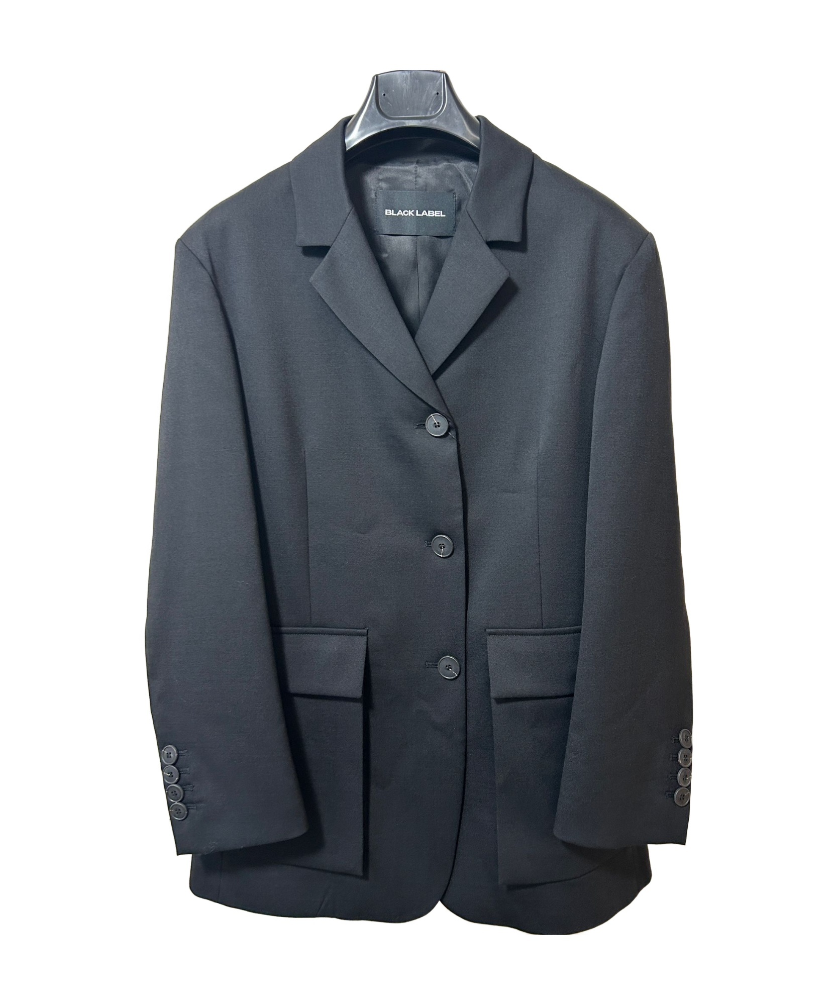 Rundholz Black Label Long-sleeved Suit Coat In Black