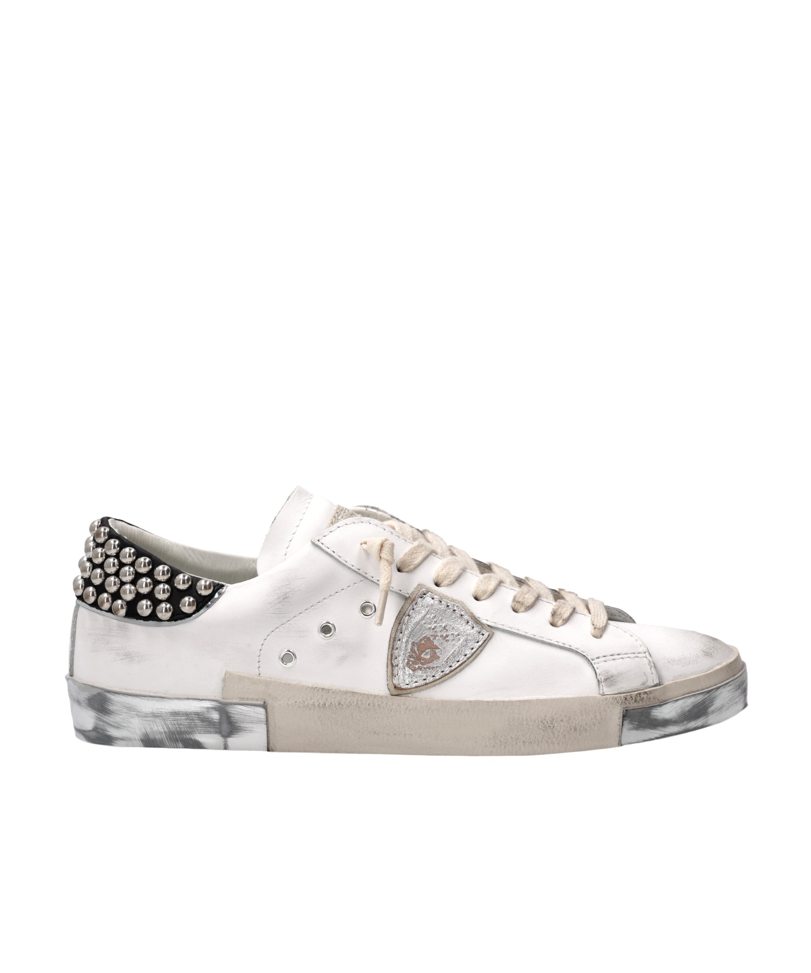 Philippe Model Prsx Tennis Low-cut Casual Shoes In White