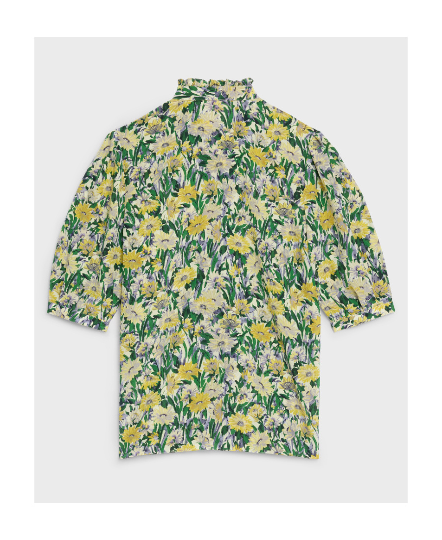 Celine Lavallière Blouse In Paquerette Crepon