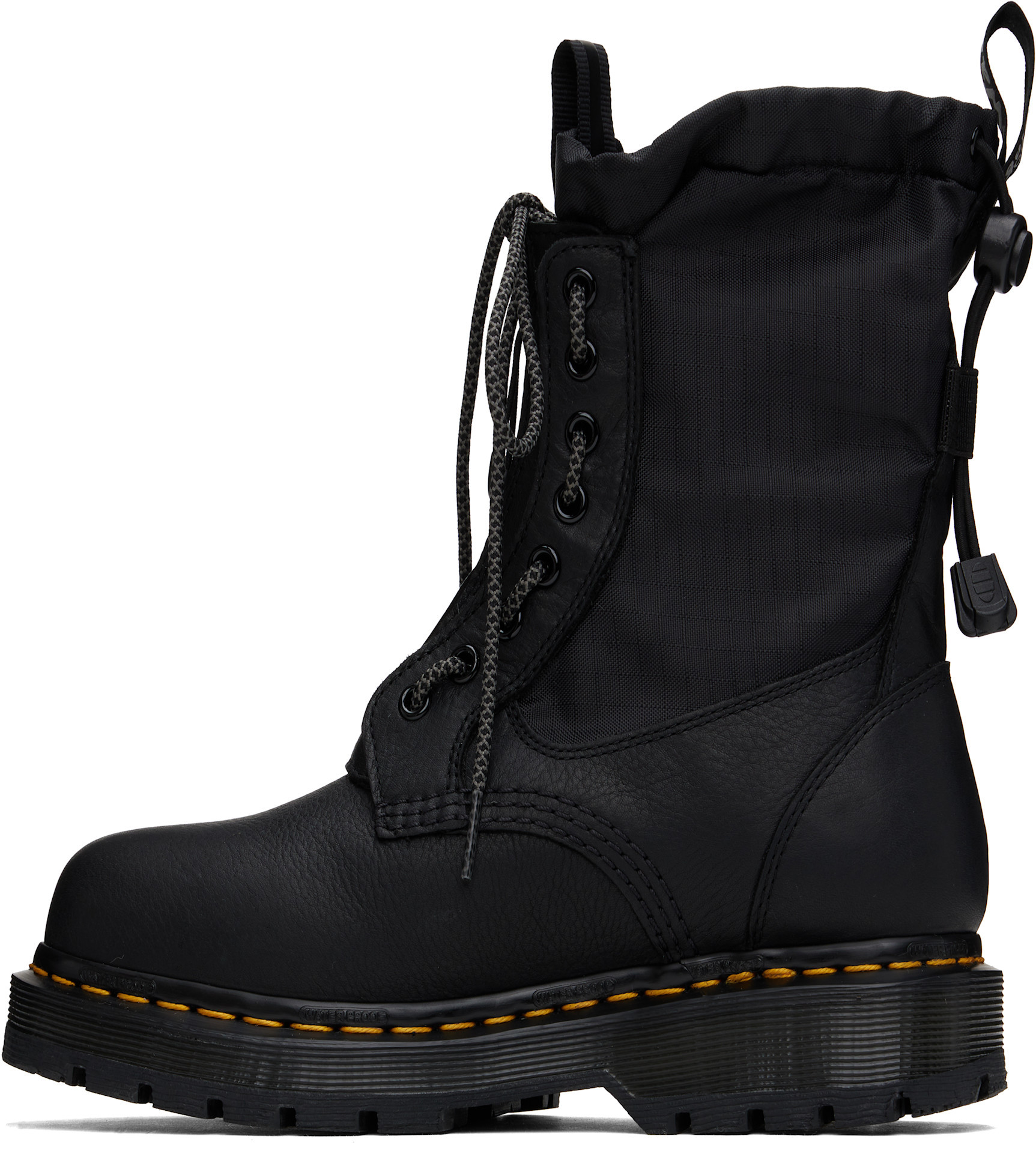 Dr. Martens' Laced Boots In Black