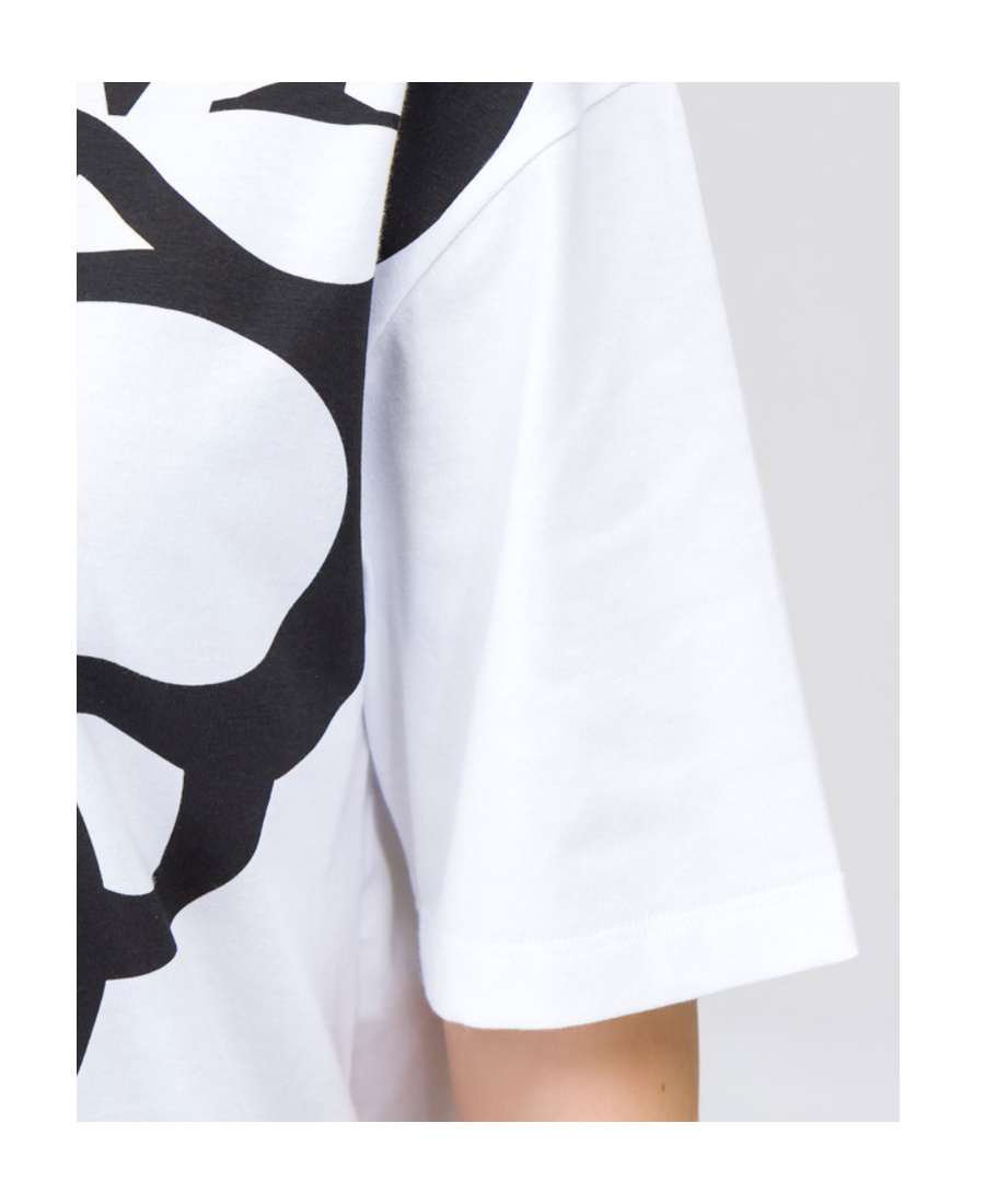 Alexander Mcqueen Exploded Seal Logo-print T-shirt In Black