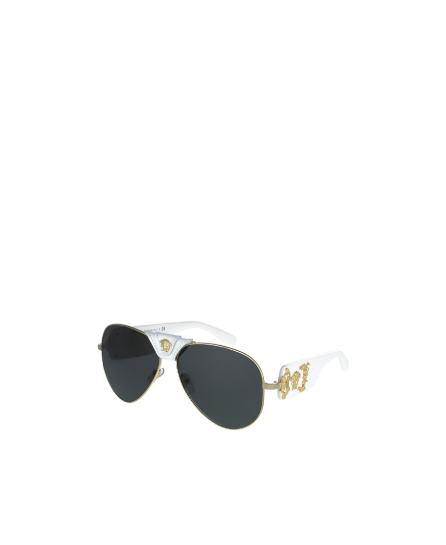 VERSACE MEDUSA AVIATOR SUNGLASSES