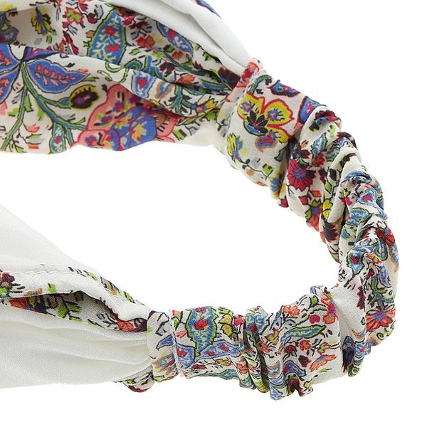 Etro Pattern Hair Band In White