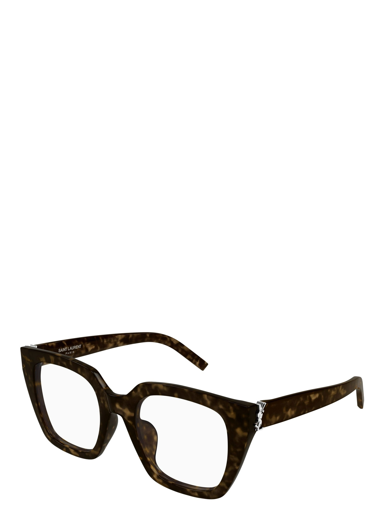 Saint Laurent Rectangular Flat Mirror In Brown