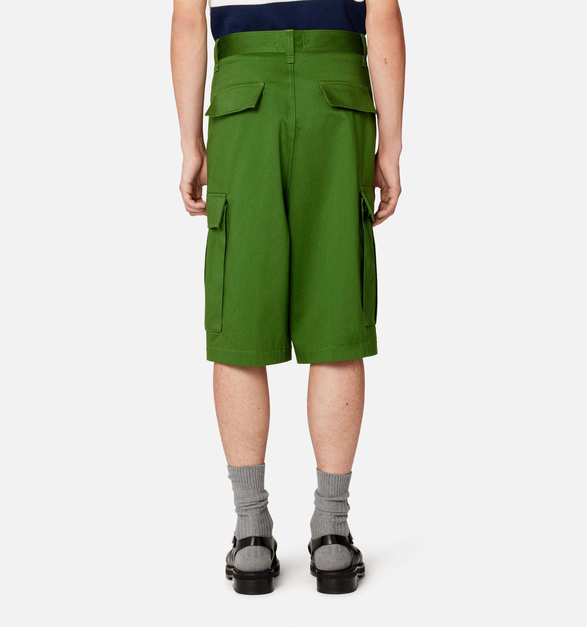 AMI ALEXANDRE MATTIUSSI STRAIGHT-LEG CARGO SHORTS