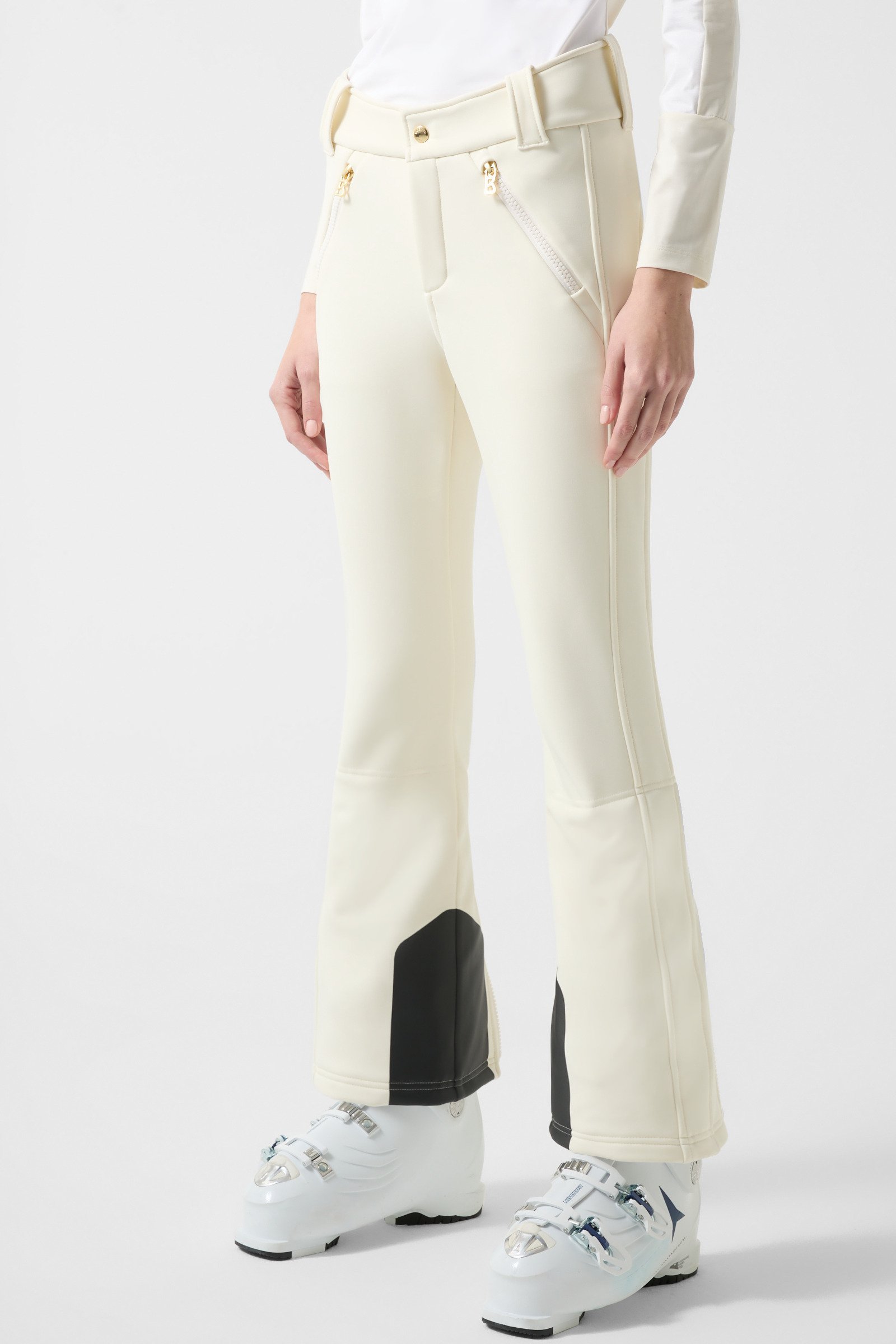 Bogner Hazel Softshell Water-repellent Ski Pants In White