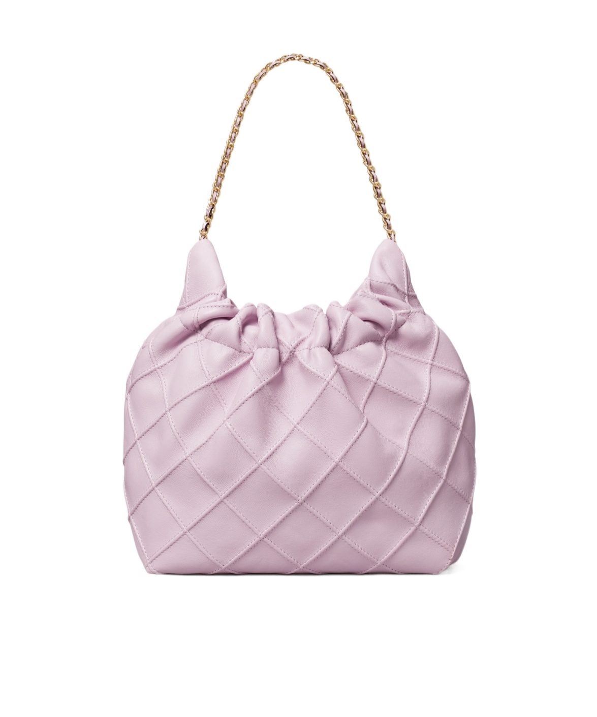 Tory Burch Mini Fleming Soft Hobo Bag In Pink