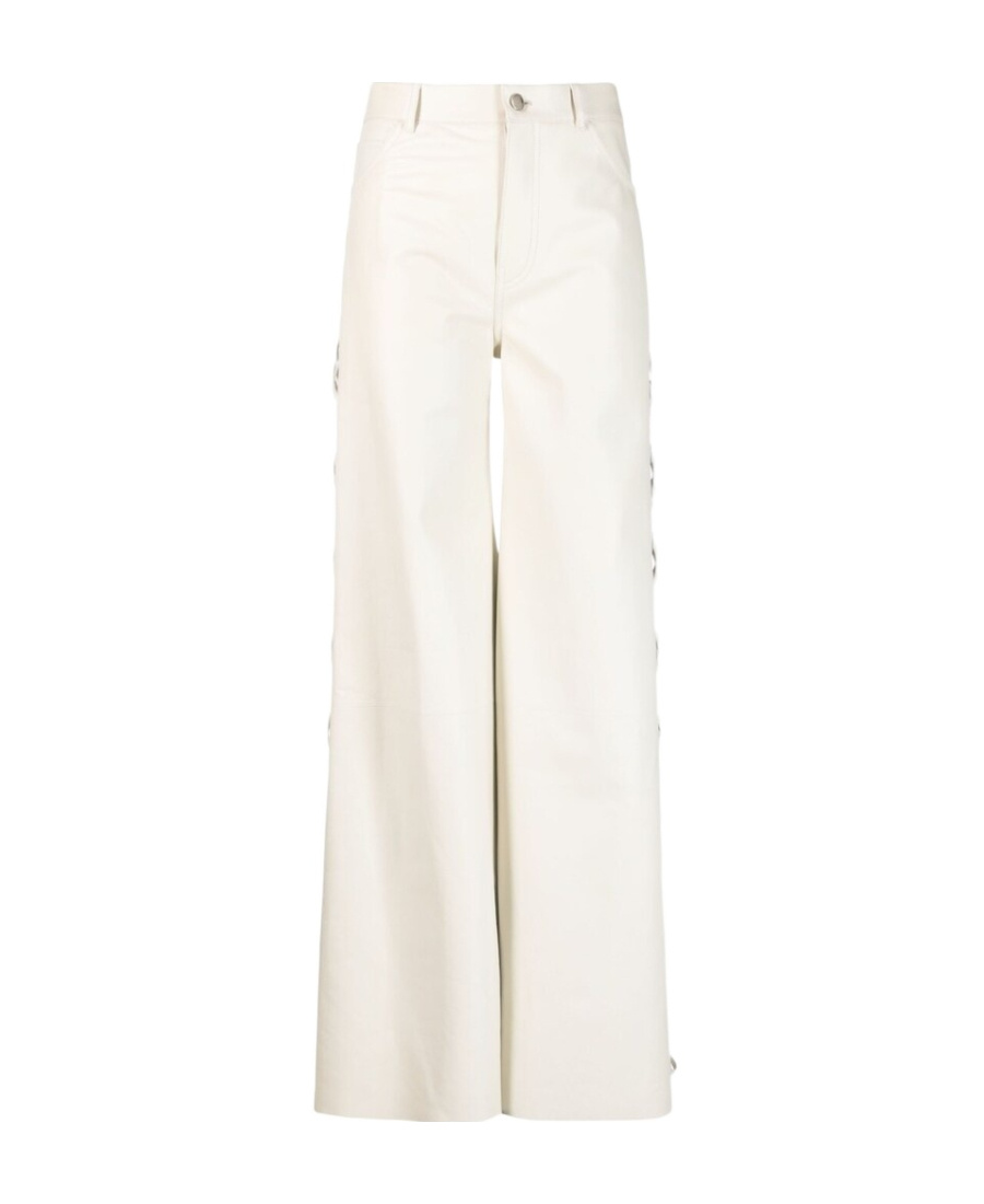 Chloé Logo Casual Pants In White