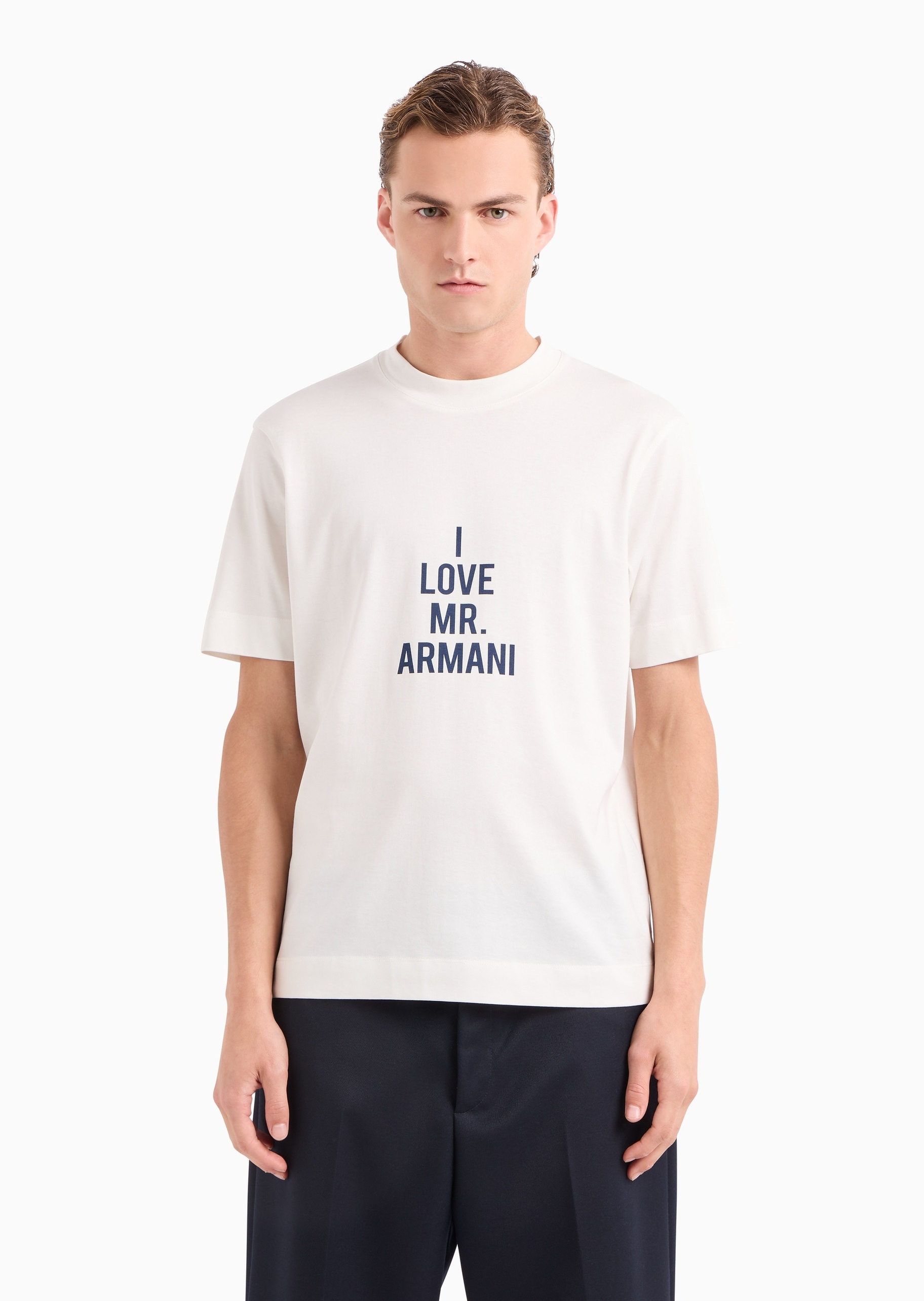 Emporio Armani I Love Mr Armani T-shirt In White