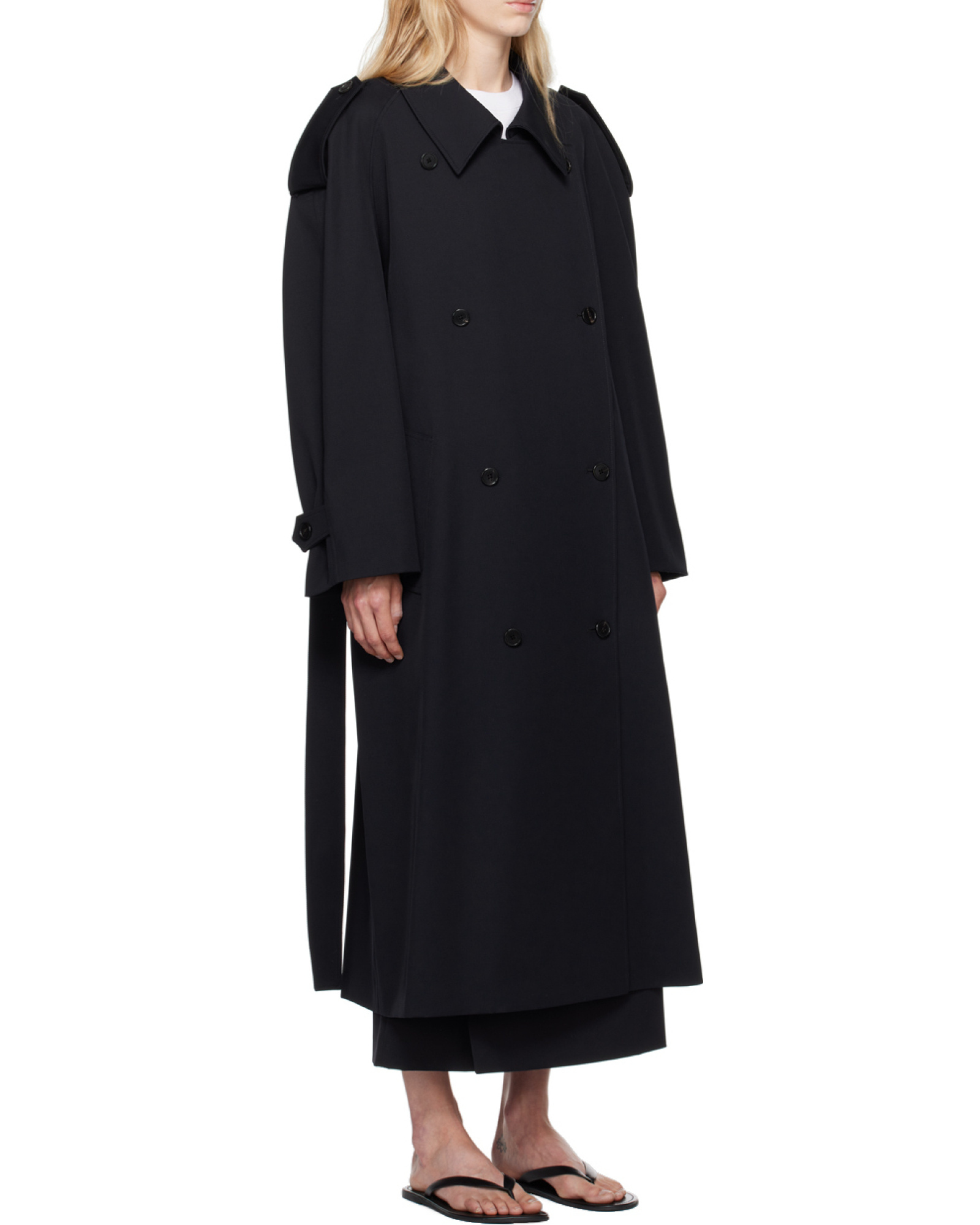 The Row Denver Freshly Cut Wool Coat