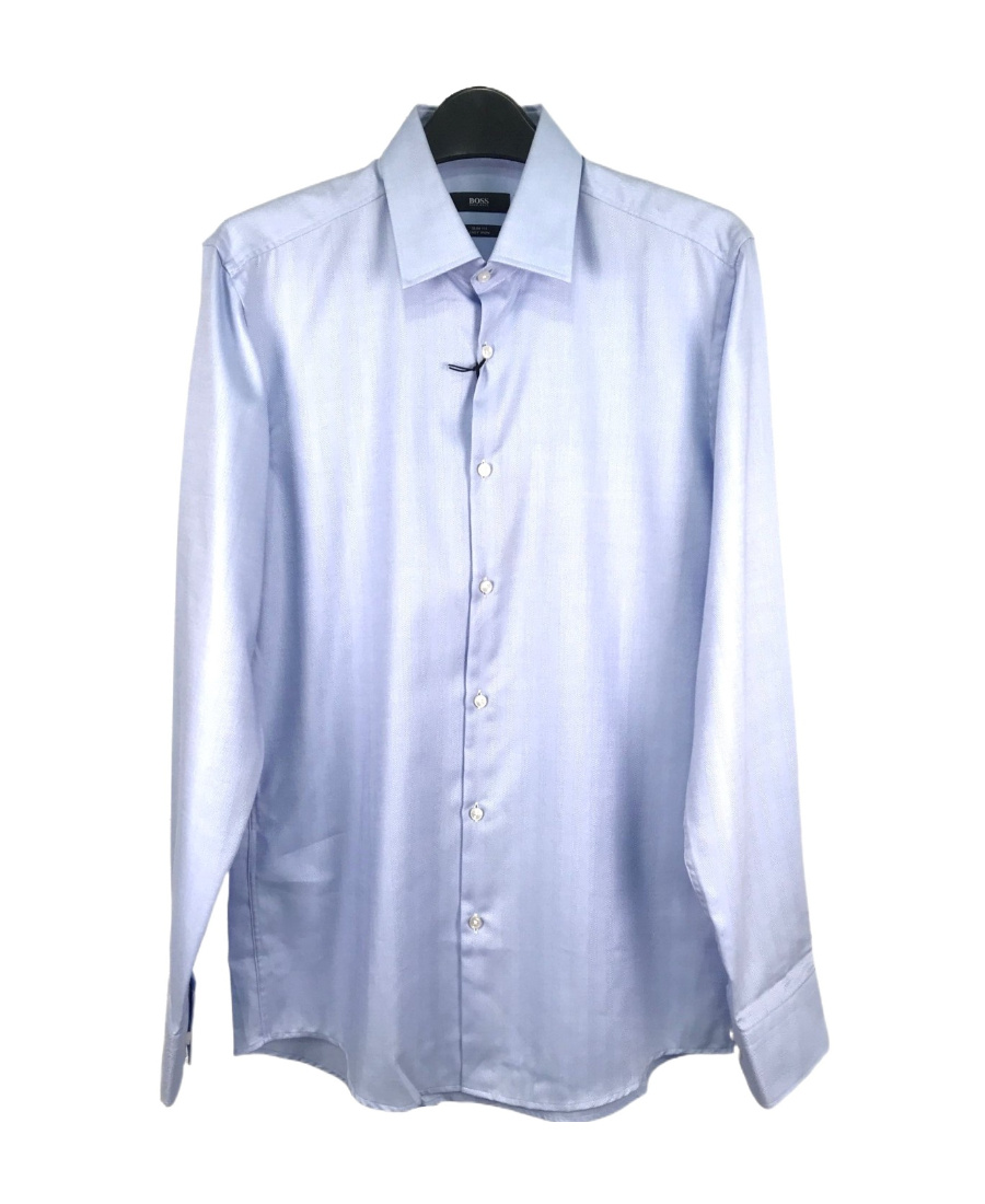 HUGO BOSS LONG-SLEEVED LAPEL SHIRT