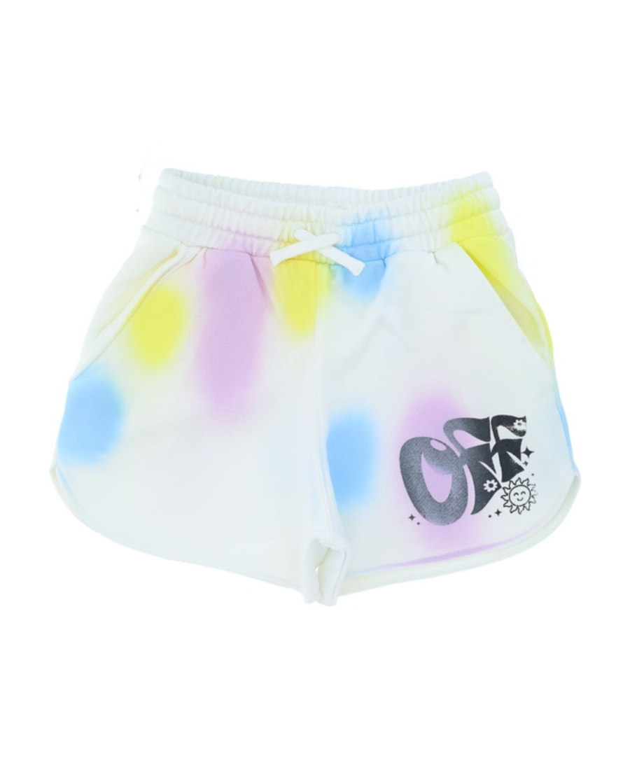 Off-white Graphic-print Shorts In White