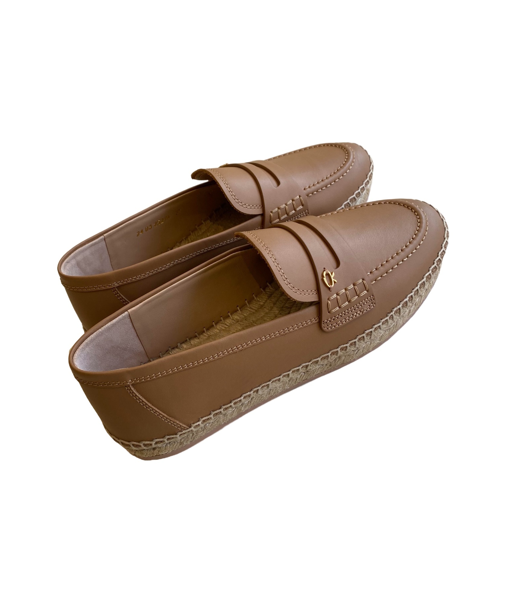 Gianvito Rossi Flat Loafers In Brown