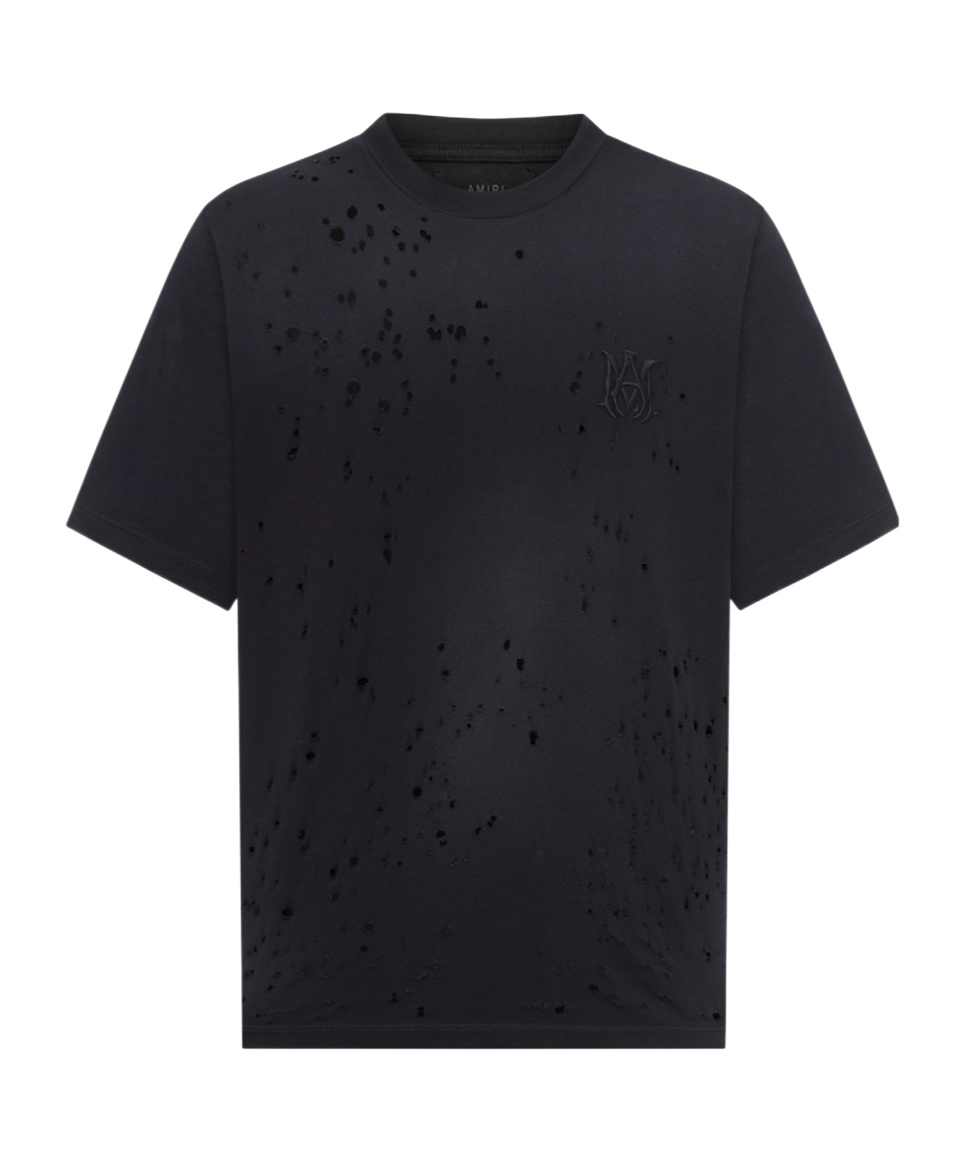 Amiri 'shotgun' Crew Neck T-shirt In Black