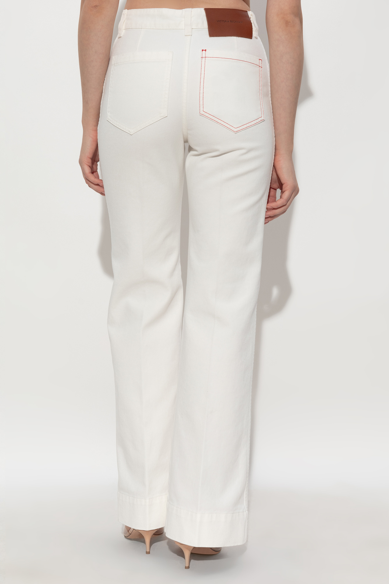 Shop Victoria Beckham Jeans With Belt Loops