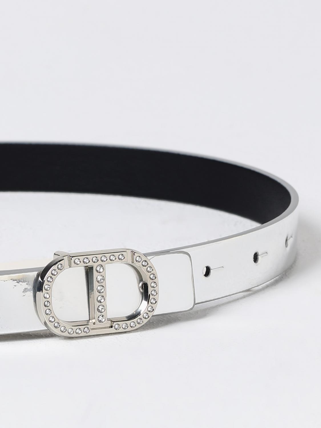 Twinset Logo Belt In Black